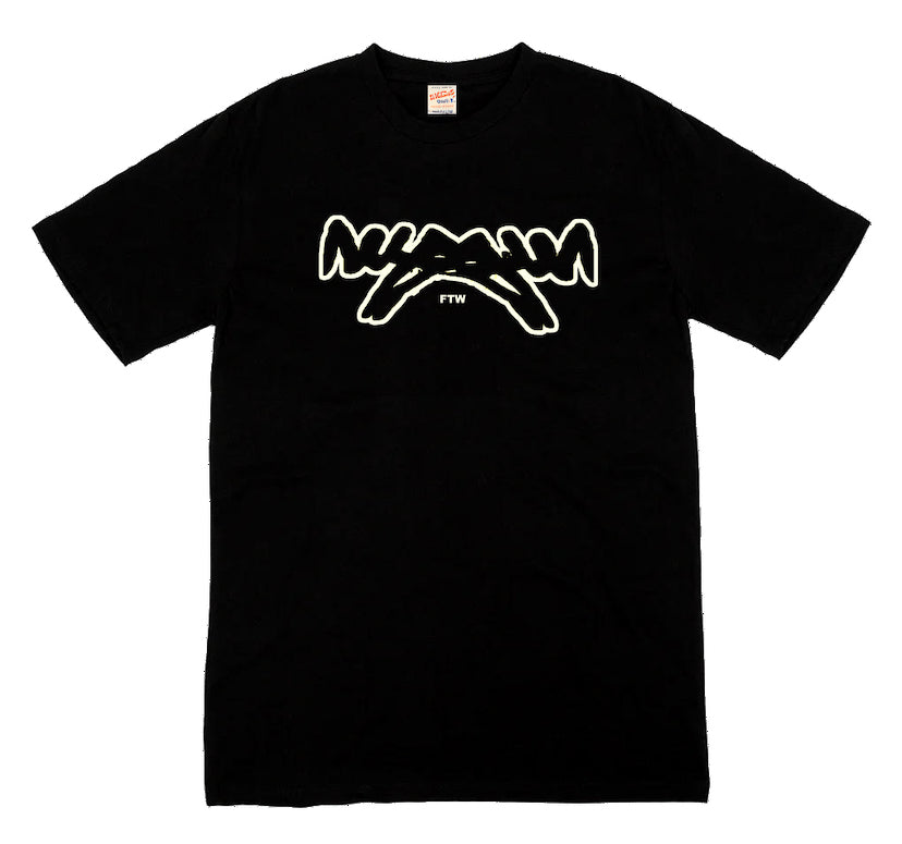 Mirrored FTW t shirt (black/yellow)